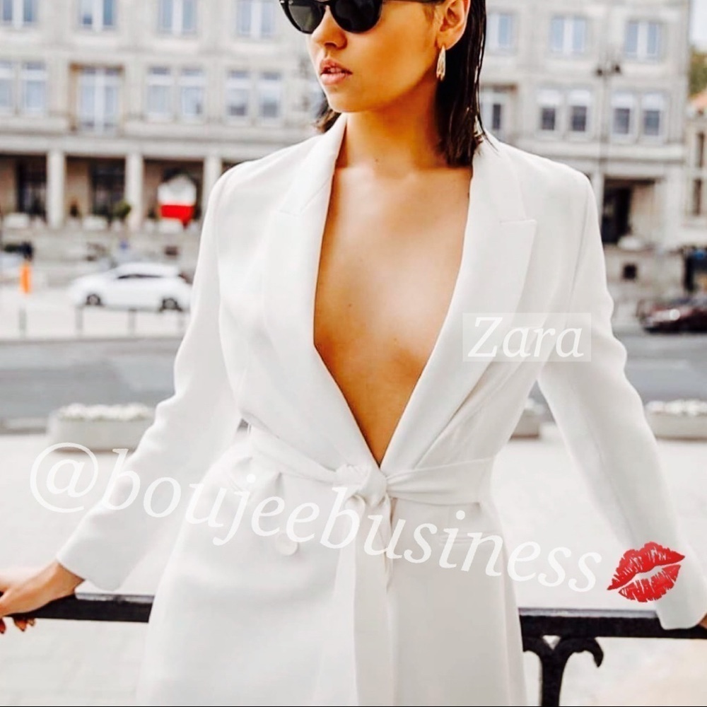 ZARA BNWT Belted Blazer